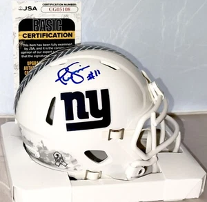 Phil Simms signed New York Giants Salute To Service mini helmet JSA COA - Picture 1 of 2