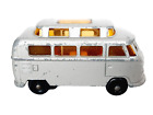Vintage 1967 Matchbox Lesney #34 Volkswagen Camper High Roof Silver Die Cast Car