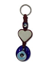 New Turkish Crochet Evil Eye Keyring Unusual Good Luck Protection Gift Car Key