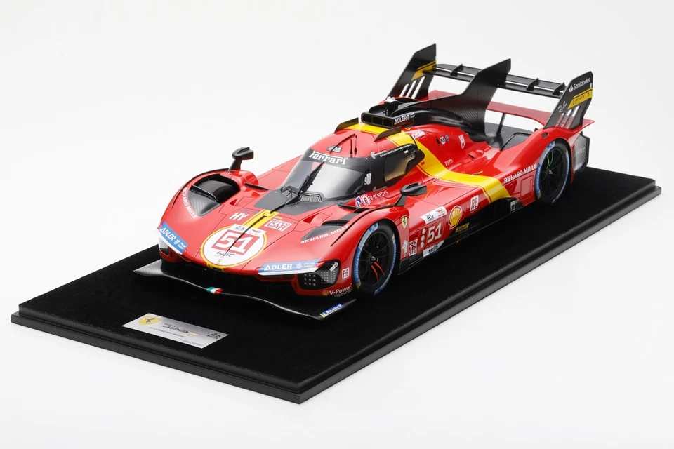 Ferrari 499P #51 Winner 2023 Le Mans 24H in 1:12 scale by Looksmart - Image 1 of 3