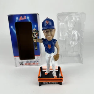 2019 New York Mets Todd Frazier WWE Championship Bobblehead SGA NY Citi Field - Foto 1 di 24