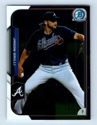 2015 Bowman Chrome Jason Grilli Atlanta Braves #130 - Image 1 of 2