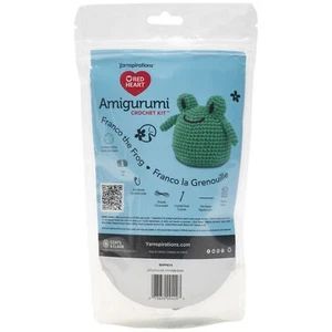 Red Heart Amigurumi Kit-Franco The Frog - Picture 1 of 1