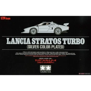 Tamiya 25418 Lancia Stratos Turbo (Silver Color Plated) Kit Montaggio 1/24 Nuova - Foto 1 di 2