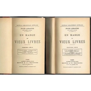 Am Rande der alten Bücher Jules LEMAÎTRE der Odyssee in Bonaparte 1920-30 T1 T2 - Bild 1 von 11