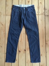 RIVER ISLAND MENS WASHED BLACK DENIM SKINNY LEG JEANS W28 L30