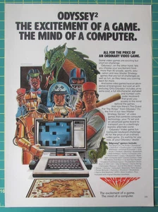 1981 Magnavox print ad Odyssey2 Computer Game - Picture 1 of 1