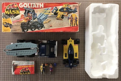 Golias 1987 M.A.S.K. MASK Kenner Vintage com Caixa, Figuras de Ação e Veículos - Imagem 1 de 4