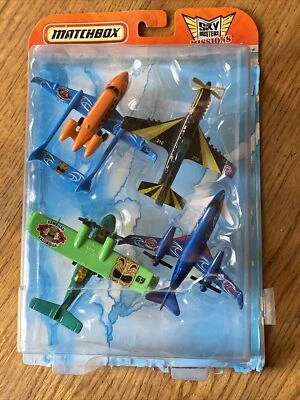 MATCHBOX MISSION 4 PACK SKYBUSTERS METRO COMMUTER PACIFIC PATROL+ 2 OTHERS - Image 1 of 4