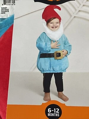 Baby Gnome Pullover 6 - 12M Costume Christmas Renaissance Hyde and Eek! Boutique - Image 1 of 4