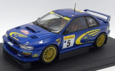 Autoart 1/18 Scale 89992 - Subaru Impreza WRC Monte Carlo Rally Burns Reid #5 - Image 1 of 4
