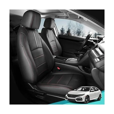 Fundas de asiento para Honda Civic Sedán LX 2016 2017 2018 2019 2020 2021, negro rojo... Foto 1 de 4