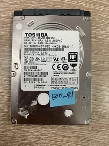 TOSHIBA 500Gb HARD DRIVE 2.5" MQ01ABF050 #500_94 - Picture 1 of 2