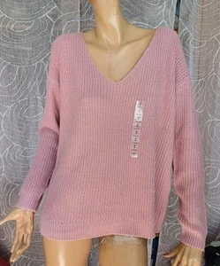 Neuer Oversize Grob Strick Pulli Gr.S (38) Altrosa - Bild 1 von 8
