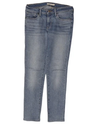 LEVI'S Womens 711 Skinny Jeans W27 L28 Blue Cotton AN07 - Image 1 of 3