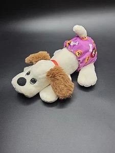 "Cachorro recién nacido con pañal de felpa 8"" orejas marrón crema 2023" - Imagen 1 de 6