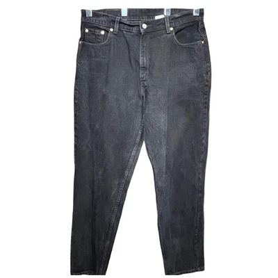 Jeans Levis 560 para mujer talla 16 L holgados pierna recta negros denim vintage Foto 1 de 4