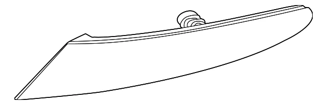 Genuine GM Side Marker Lamp 22670548 - Image 1 of 2