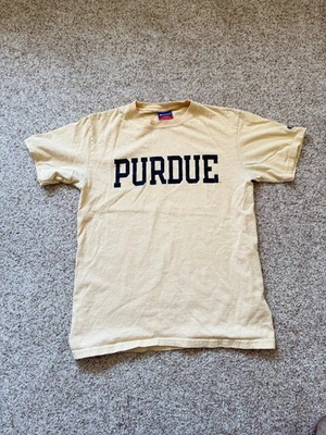 Camiseta Champion Purdue University Boilermakers Amarilla Manga Corta M Defecto Foto 1 de 4