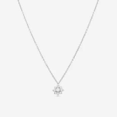 Collar Gucci Oro Blanco 18K y Diamantes Flor YBB796207001 Precio de venta sugerido por el fabricante $3,070 Foto 1 de 4