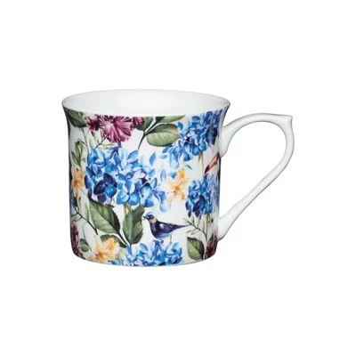 Taza floral de porcelana fina estriada KitchenCraft Country Foto 1 de 4