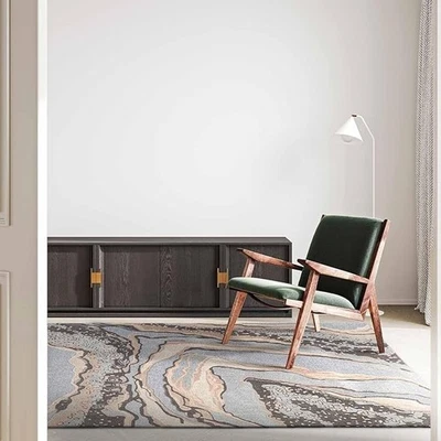 New Handmade Area Rug Hand Tufted Carpets Rug  Bed room kitchen room - Image 1 of 4