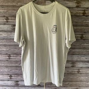 Life Is Good Men's Short-Sleeved Crusher-Lite Tee Size L Light Gray American - Picture 1 of 6