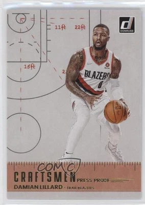 2022-23 Panini Donruss Craftsmen Press Proof Damian Lillard #9 - Image 1 of 2