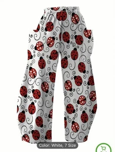 NEU Marienkäfer Hose mit Taschen Damen Größe XL - Bild 1 von 4