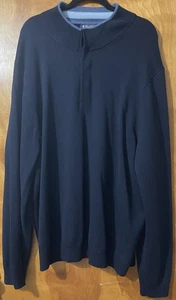 Brooks Brothers Pullover Herren XXL Viertelknopf Merinowolle italienischer Pulli - Bild 1 von 7