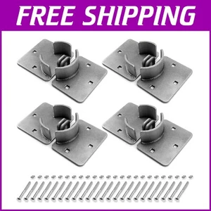 Durable Keyed Alike Steel Puck Locks with Hasps for Trucks and Vending Machines - Picture 1 of 10