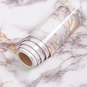 LaCheery 160"x36" Grey Marble Contact Paper for Countertops 36 Inch Wide Marb... - Picture 1 of 7