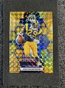 2023 Mosaic Football Yellow Reactive Prizm #140 Eric Dickerson Los Angeles Rams - Picture 1 of 2