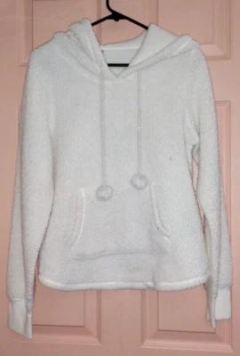 Blusa con Capucha Xhilaration Blanca Mediana 100% Poliéster Manga Larga Foto 1 de 4