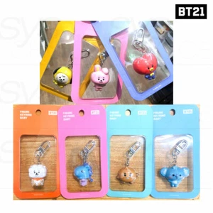 BTS BT21 Official Authentic Goods Figure Keyring Baby Ver + Tracking Number - Picture 1 of 5