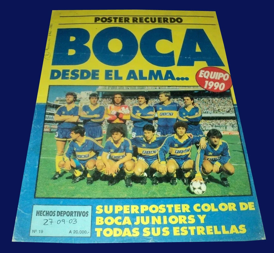 BOCA JUNIORS 1990 - Hechos Deportivos # 19 杂志/海报阿根廷  — 第 1/1 张图片