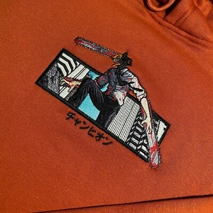 Custom Anime Manga Inspired Embroidered Crewneck Sweatshirt Hoodie TShirt - Picture 1 of 12