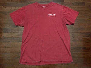 ORVIS CLASSIC COLLECTION T SHIRT MENS LARGE RED FLY FISHING SPORTING GOODS - Picture 1 of 5