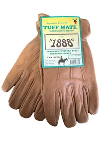 Western Style Unlined Deerskin Driver Soft Leather Glove, 2XL - Picture 1 of 4