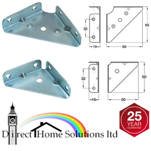 HAFELE CORNER GUSSET BRACE MOUNTING BRACKET ANGLE FIX 50mm x 50mm, 65mm x 65mm - Picture 1 of 13