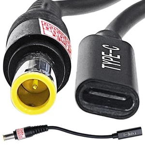 Adapter ładowania USB C na 7,9x5,5 mm konwerter do notebooka Lenovo ThinkPad - Zdjęcie 1 z 11