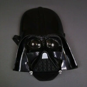 Maschera viso Darth Vadar nera vintage originale Halloween bambini taglia rubini marca - Foto 1 di 6