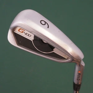 Ping G400 Orange Dot 6 Iron Stiff Steel Shaft Lamkin Grip - Picture 1 of 4