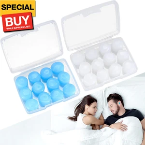 24 Pcs Silicone Ear Plugs for Sleeping, Soft Silicone Earplugs for Sleep, Noise - Picture 1 of 7