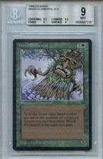 MTG Legends Wood Elemental BGS 9.0 (9) Mint card Magic the Gathering 7230