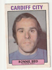 A&BC Gum Football Card 1971 Purple Back Ronnie Bird Cardiff City
