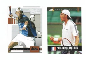Paul-Henri Mathieu - 2 (Two) 2005 Ace Authentic Tennis Trading Cards - Imagen 1 de 1