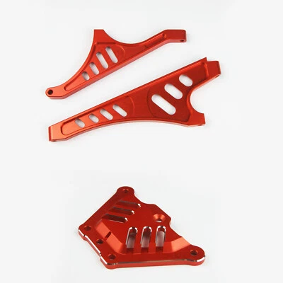 CNC Alloy Top Front Rear Chassis Brace LOSI 5IVE T Kingmotor X2 Rovan LT  - Image 1 of 4