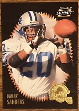 Barry Sanders 1996 Pinnacle Summit Card #48 Detroit Lions NFL HOF Free Shipping