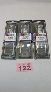 3x Kingston 512MB 1rx8 PC2 Dim RAM Memory DDR2 PC2-4200U Boxed - Picture 1 of 8
